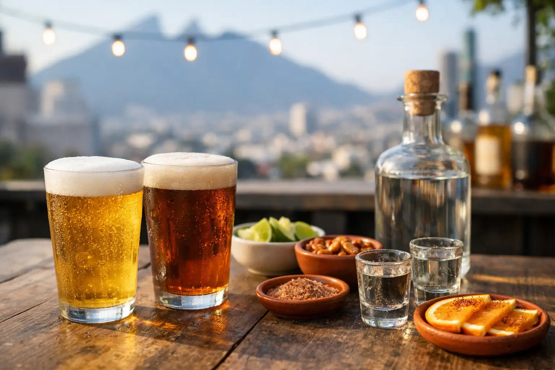 Cerveza y mezcal happy hour en Monterrey