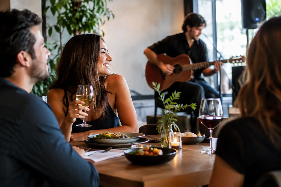 Ambiente musical gastronómico que se queda
