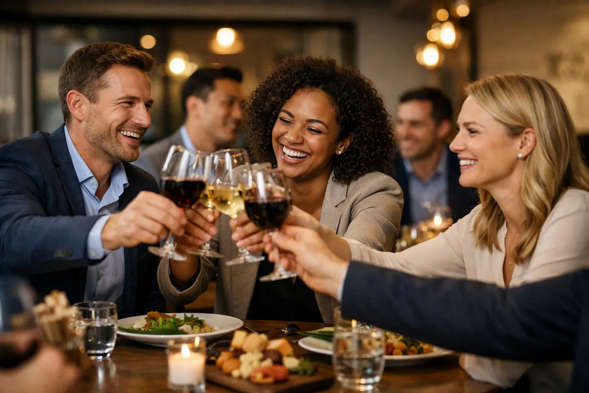 Guía para cenas de equipo que sí conectan