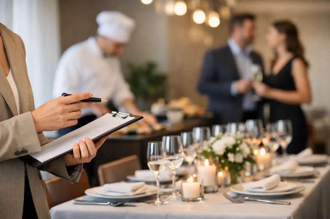 Cómo organizar evento privado gastronómico