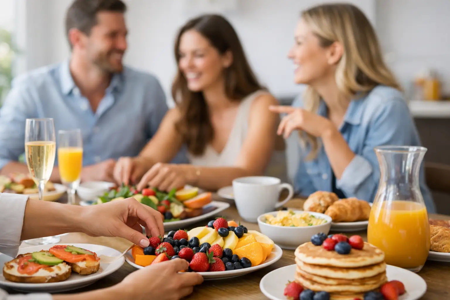 Cómo planear brunch con amigos sin estrés