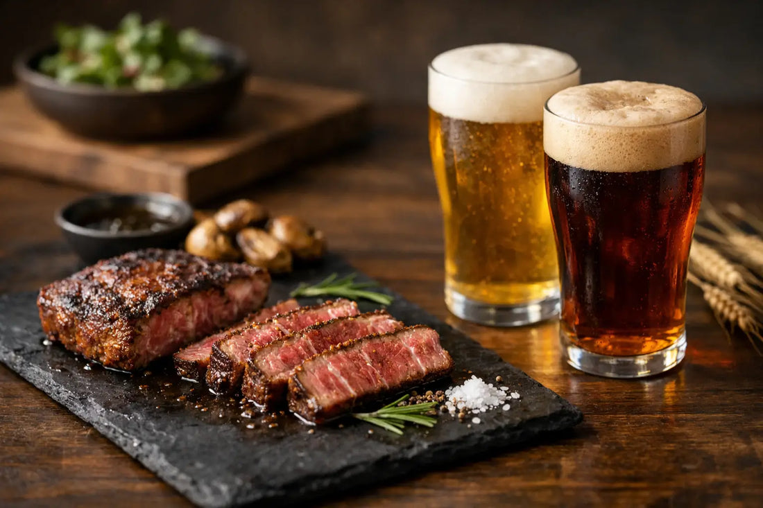 Cómo maridar wagyu con cerveza sin opacar su sabor