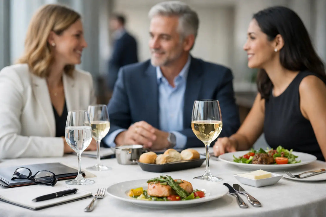 Cómo organizar comida ejecutiva con estilo