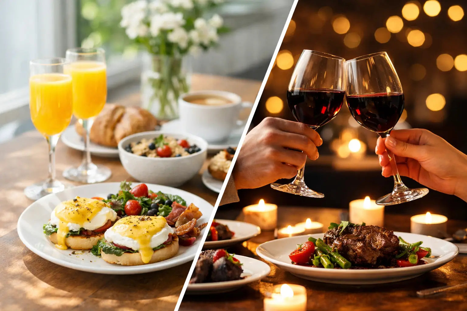 Brunch o cena romántica ¿qué plan les queda mejor?