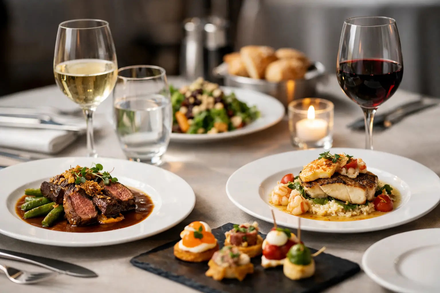 Menu para evento privado que sí se disfruta