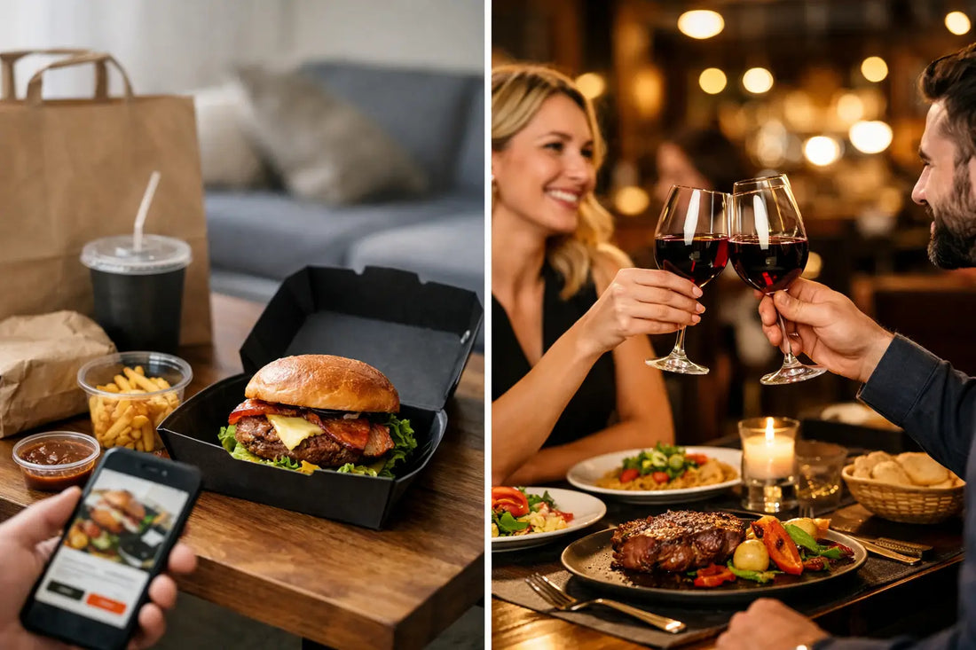 Delivery premium o comer fuera: qué te conviene